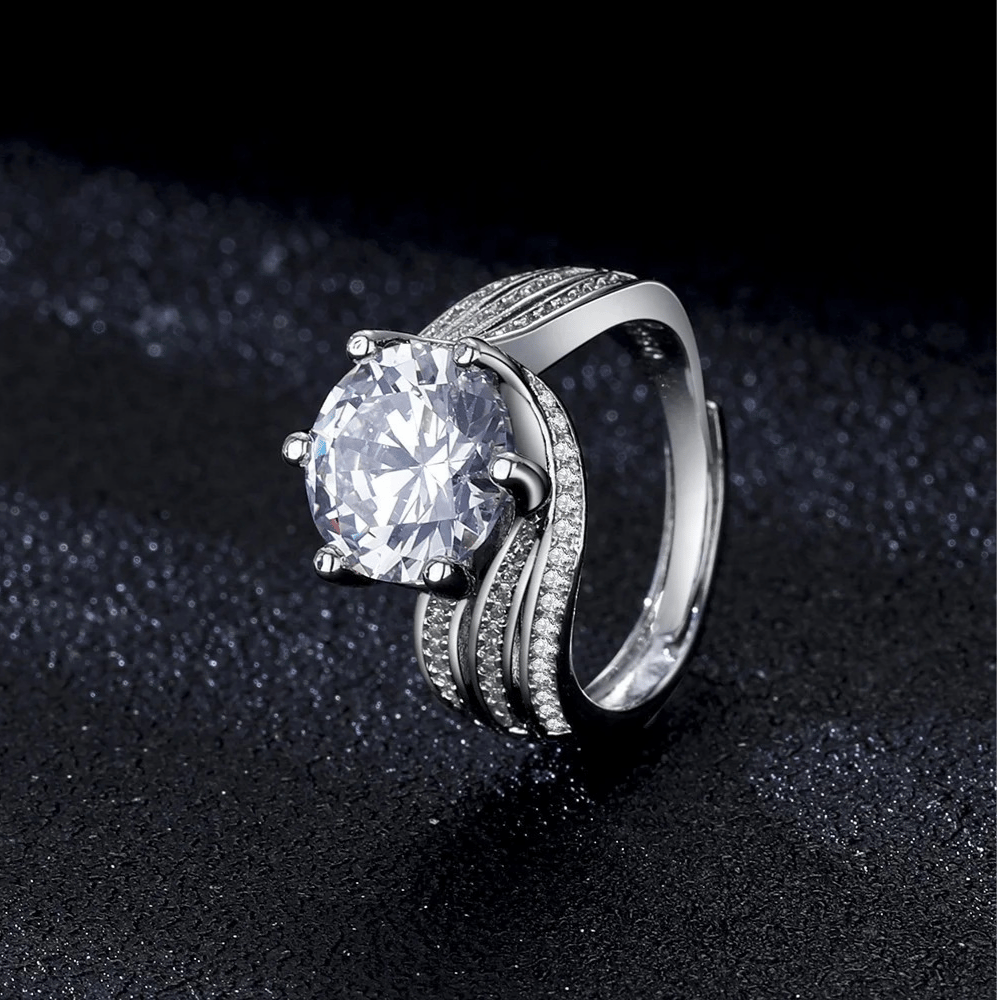 Bague Moissanite