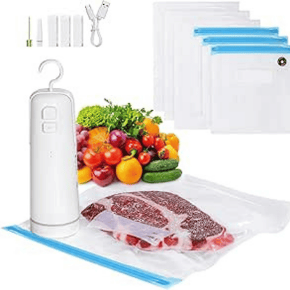 Mini Aspirateur Multi-Fonction™ Gonfleur, Découpeur & Collage Rechargeable