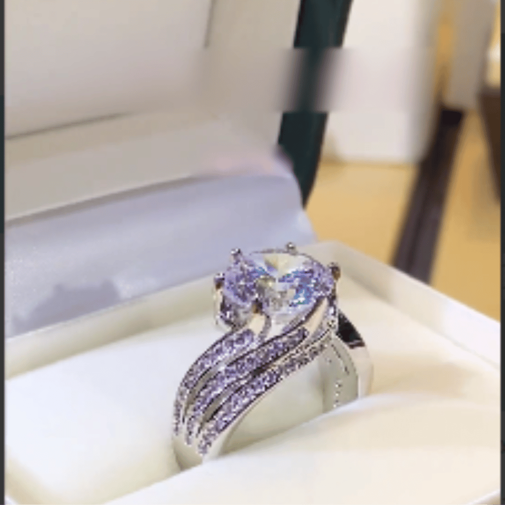 Bague Moissanite