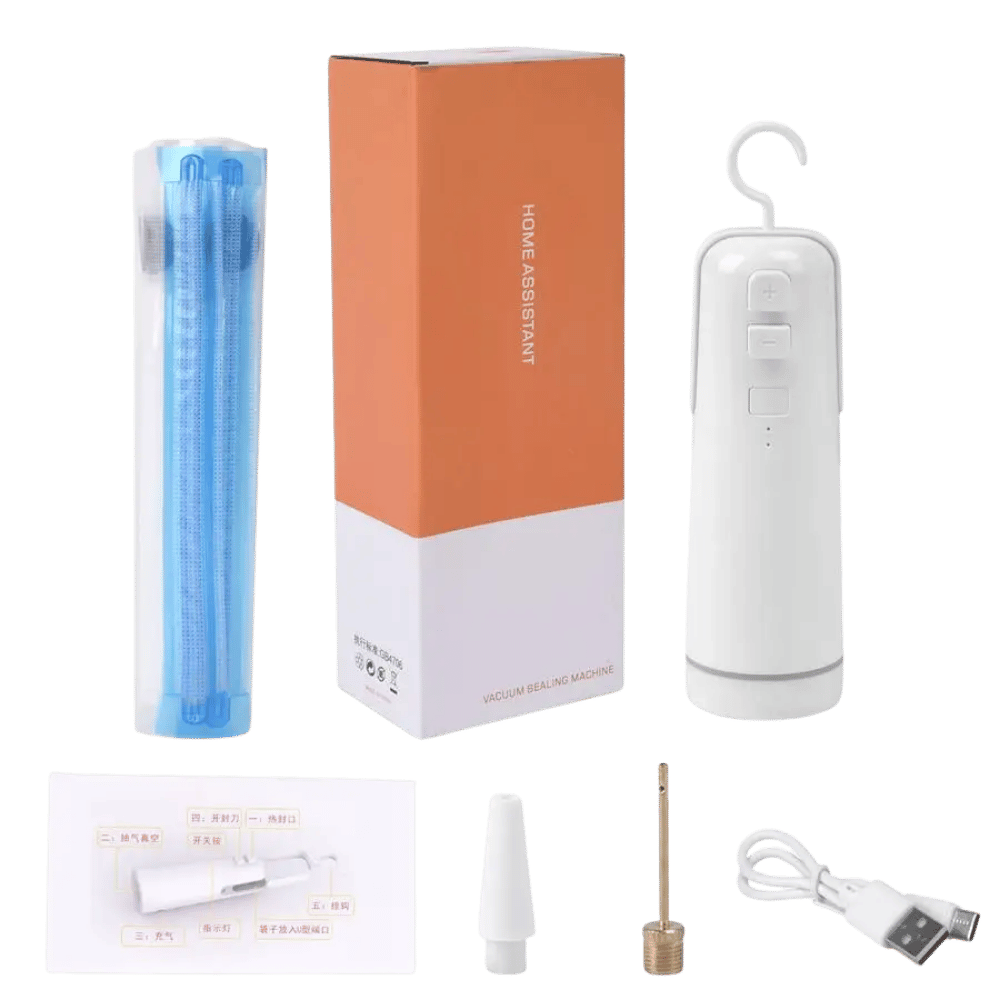 Mini Aspirateur Multi-Fonction™ Gonfleur, Découpeur & Collage Rechargeable