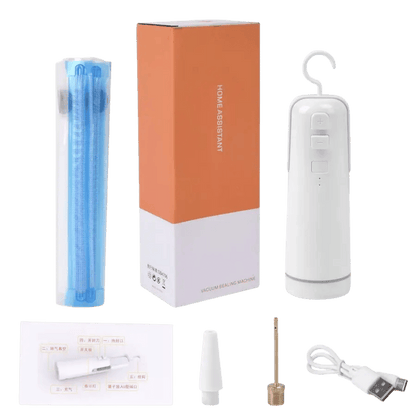 Mini Aspirateur Multi-Fonction™ Gonfleur, Découpeur & Collage Rechargeable